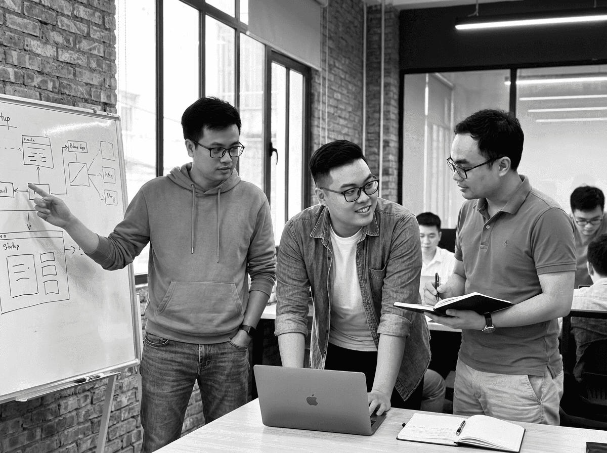 Devxin team at work